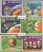 *Známky Ekvádor 1966 Vesmír a telekomunikácie razítk. séria - Kliknutím na obrázok zatvorte -
